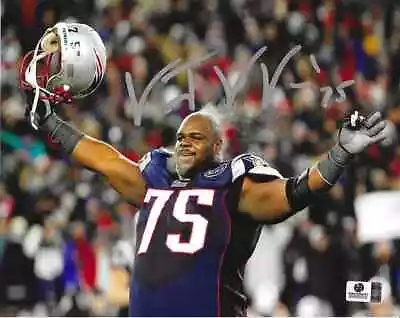 Vince Wilfork New England Patriots Signed Autographed 8x10 Photo • $49.99