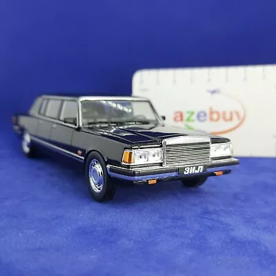 ZIL-41047 Soviet Russian Limousine Premium Class Black 1:43 Scale Diecast Model • $25.95