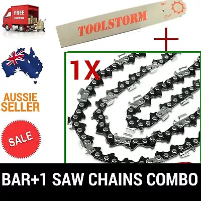 10  Bar & 1 Chainsaw Chains Combo Fit Ozito 750w Electric Pole Pruner Epp-750 • $49.99