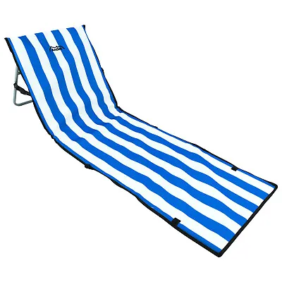 Andes Portable Folding Beach/Outdoor Camping Lounger Mat Chair • £17.99