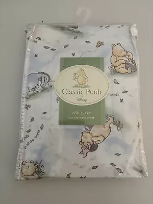 Classic Pooh Fitted Crib Sheet • $39.99