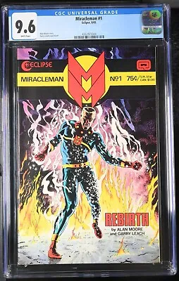 Miracleman #1 (1985) First Appearance Of Miracleman Cgc 9.6 Nm Eclipse Comics • £57.80