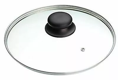 Glass Lid Pan Frying Saucepan Casserole Tempered Clear Glass 14 - 40cm UK Sizes • £3.99