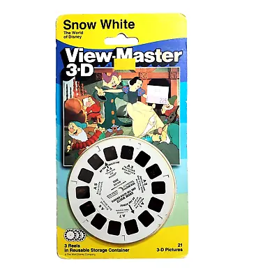 Vtg Disney Snow White View Master 3-D Reels No 3002 Retro 1988 New Sealed • $17.98