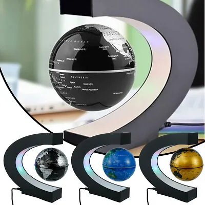 £24.07 • Buy Magnetic Levitation Floating Globe Learning Geographic World Map Globe LED-Light