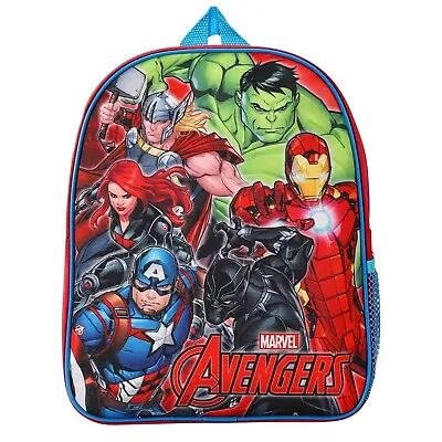 Avengers Backpack Boys Children Hulk Thor Captain America Iron Man Black Panther • £7.95