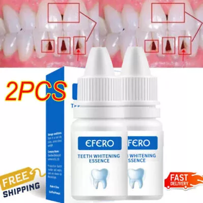 2x Teeth Whitening Essence Cleaning Whiten Tooth Serum Remove Plaque Dental Care • $14.45