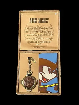 Vintage Rodeo Mickey Pocket Watch Limited Edition ♯00902 (New) • $220