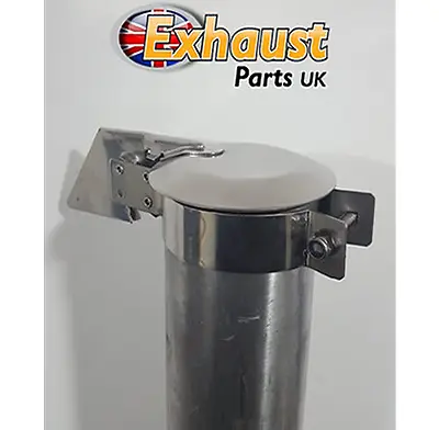 High Quality Stainless Steel Weather Rain Cap Flap Cover Exhaust Stack Pipe • £52.99