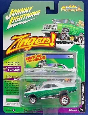 Johnny Lightning Street Freaks ZINGERS 1966 Chevy Chevelle White Lightning Chase • $15.99