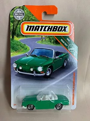 Volkswagen Type 34 Karmann Ghia 29/125 Matchbox 2016 DJV74 MBX Road Trip MOC! • $3.95