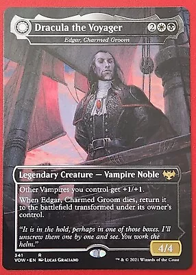 MTG Dracula The Voyager- Edgar Charmed Groom- Innistrad: Crimson Vow 341 Rare • $5.18