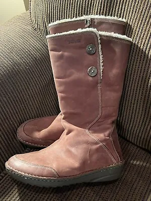 Teva Tonalea Women's Boots Cajun Leather Insulated Size 6.5 • $20