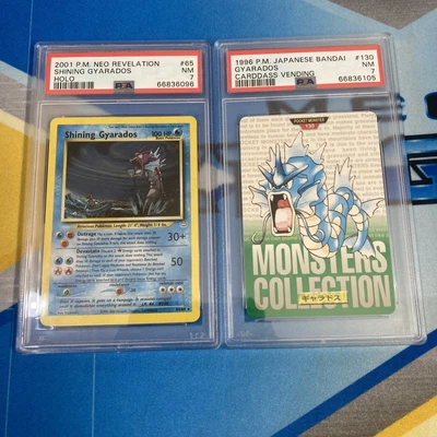 $599 • Buy 2001 Pokemon Neo Revelation Shining Gyarados 65/64 PSA NM 7 & Pocket Monsters