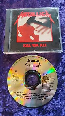Cd. Metallica Kill 'em All Heavy Metal Rock Vertigo 10 Tracks Thrash 1989 • $10.11