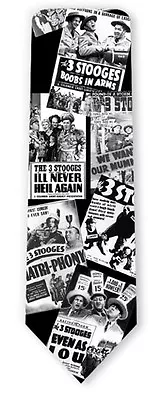 THREE STOOGES MOVIE POSTERS LICENSED TIE 4544 S • $9.99