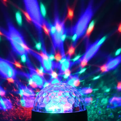 £11.95 • Buy Magic Ball LED RGB Stage Light Rotating Disco Lights DJ Party Dancing Lighting