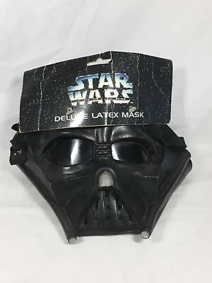 Star Wars Darth Vader Deluxe Latex Mask LHT Toys 1995 Cosplay Prop  • $19.99