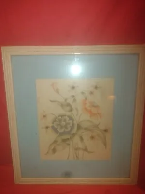 Vintage Flower Painting Signed Tully. • $175