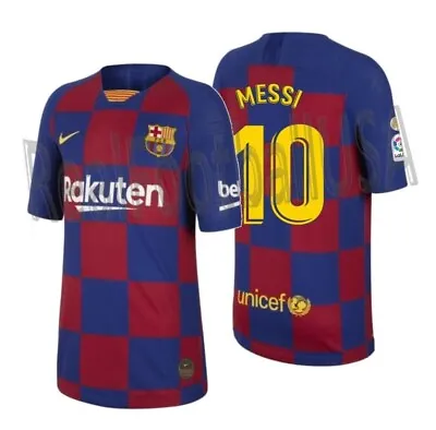Nike Lionel Messi Fc Barcelona Authentic Vapor Match Youth Home Jersey 2019/20 • $199.99