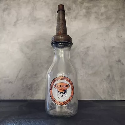 Oilzum  Motor Oils And Lubricants  Vintage Inspired Oil Bottle With Spout • $49.99