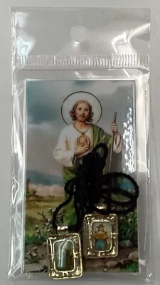 Escapulario De San Judas La Virgen De Guadalupe Sagrado Corazon Y Santo NiÑo D • $4.95