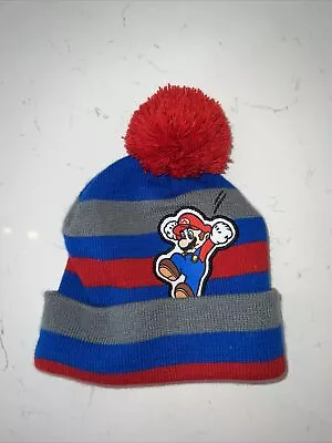 Nintendo Super Mario Bros Embroidered Logo Knit Cuff Beanie Hat Adult OSFM • $39