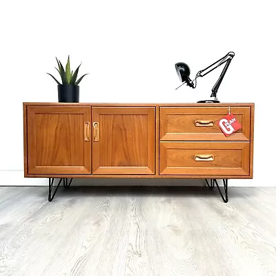 G Plan Fresco Teak Retro Sideboard Tv Media Stand Cabinet Unit 132cm Fabulous! • £295