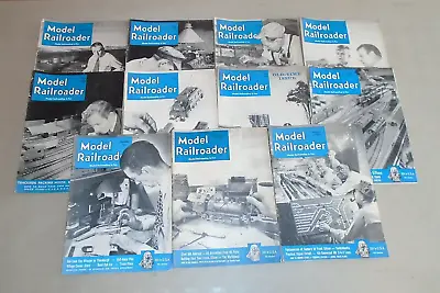 Lot Of 11 Issues Of 1950 Model Railroader Magazine • $14.99