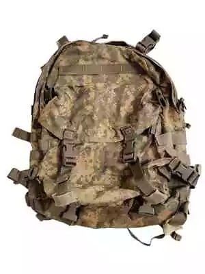 US Military 3 Day Assault Pack Backpack ACU With Back Stiffener Used Surplus • $34.99