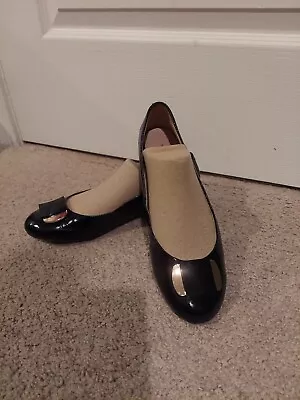 Maud Frizon Women's Black Round Toe Slip On Ballet Flats Size 40 • $48