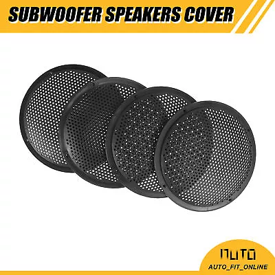 TWO Pair 8 Inch Car Speaker Grills Cover Mesh Guard Protective Case Universal • $18.49