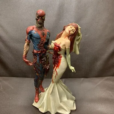 Marvel Limited To 2500 Zombie Spider-Man Mary Jane Figure Statue • $321