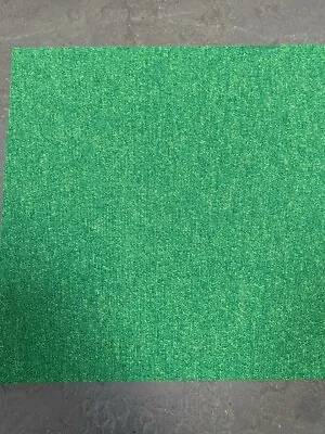 Carpet Tiles Heavy Duty 20pcs 5SQM Office Home Shop FLOOR Flooring LIME GREEN • £29.99