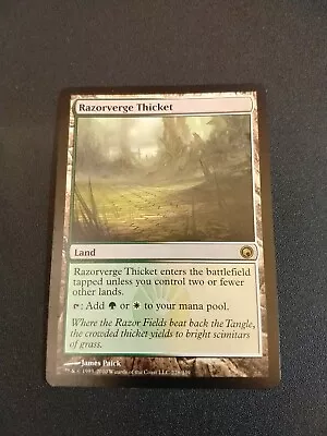 MTG Razorverge Thicket Scars Of Mirrodin 228/249 Regular Rare • $3