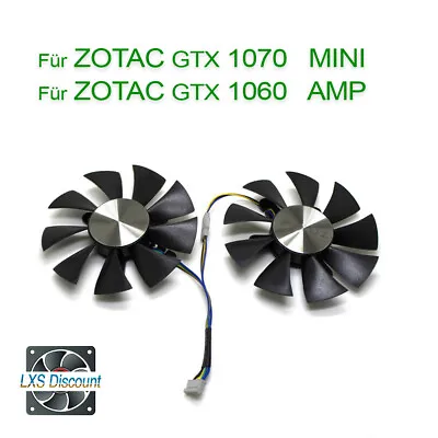 $29.91 • Buy Graphics Card Fan For Zotac Geforce GTX 1070 Mini 8GB, GTX-1060AMP