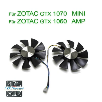 $29.91 • Buy Graphics Card Fan For Zotac Geforce GTX 1070 Mini 8GB, GTX-1060AMP