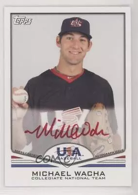 2011 Topps USA Baseball Team Auto Red Ink /99 Michael Wacha #USA-A21 Auto • $17.22