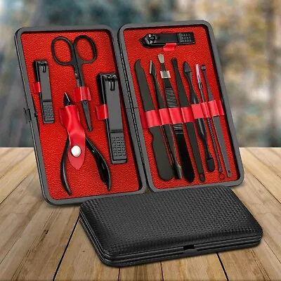 12 Pieces Manicure Pedicure Nail Care Set Cutter Clippers Tool Kit For Women Men • £5.94