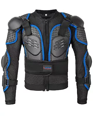 Kids Motorcycle Jacket Children Youth Dirt Bike GearMotorcross Armor Protect... • $75.63