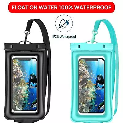 Waterproof Phone Pouch Dry Bag Portable Lanyard For IPhone 15/14/13/12/11/XS/XR • $8.55