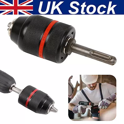 1x 13mm Keyless Chuck Plus SDS Adaptor For Any Drill Makita DeWalt Bosch 1/2  • £12.23