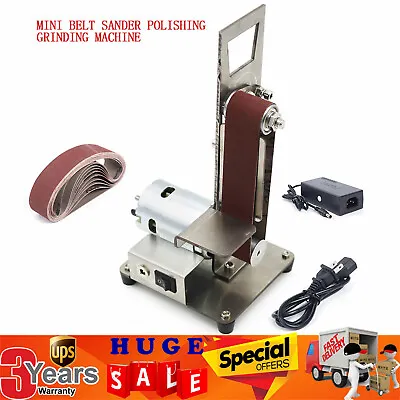 DIY Mini Electric Belt Sander Grinding Polishing Machine Multifunctional Grinder • $43.70