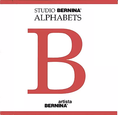 ALPHABETS - Bernina  Artista Embroidery Card For 165 170 180 700 Deco 300 TESTED • $39.95