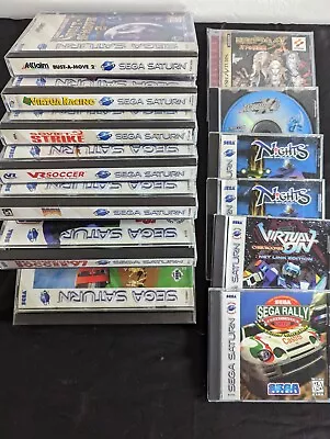 SSG - Sega Saturn Video Games (MAKE YOUR OWN BUNDLE)(PICK YOUR GAMES) • $22.30