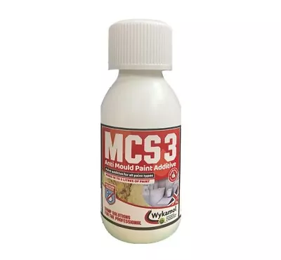 £9.59 • Buy Anti Mould Paint Additive Treatment Wykamol MCS3 No More Mould 100ml Treats 5 Lt