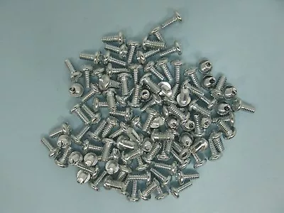 NEW #6-32 X 5/16  UNC Pan Head Phillips Machine Screws Steel Zinc Plated (100) • $4.50