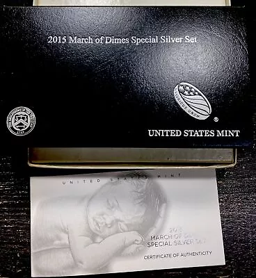 2015 March Of Dimes Special Silver Set In OGP/COA Item 6469 • $94.95