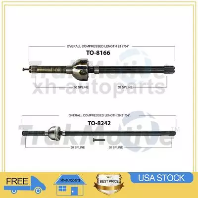 Fits 1984~1985 Toyota 4Runner 2X Front Left Front Right TrakMotive CV Axle Shaft • $198.41