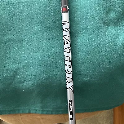$49.99 • Buy Metric Ozic White Tie MFS X5 SSR 44.14” 335 Tip Mint . Driver Shaft .